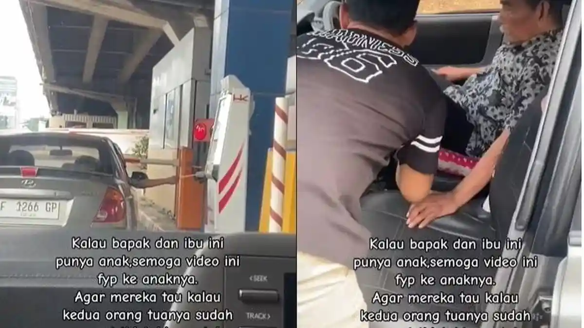 Viral Video Mobil Jalan Zig-zag di Tol, Nyaris Tabrak Pembatas Jalan, Ternyata Pengemudi Kakek-kakek