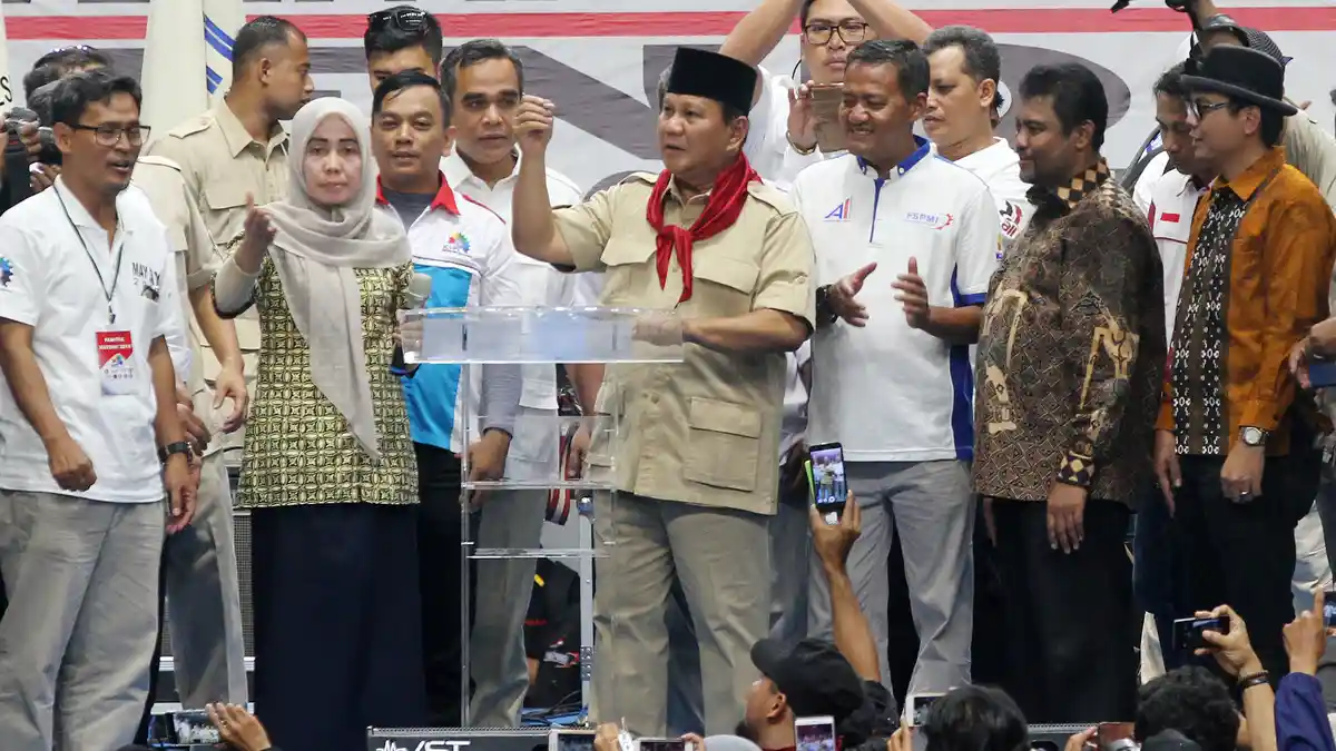 Prabowo Seleksi 13 Nama Calon Wakil Presiden