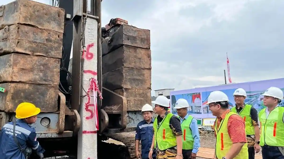 Dua Tahun Terbengkalai Usai Kebakaran, Pasar Leuwiliang Bogor Kembali Dibangun