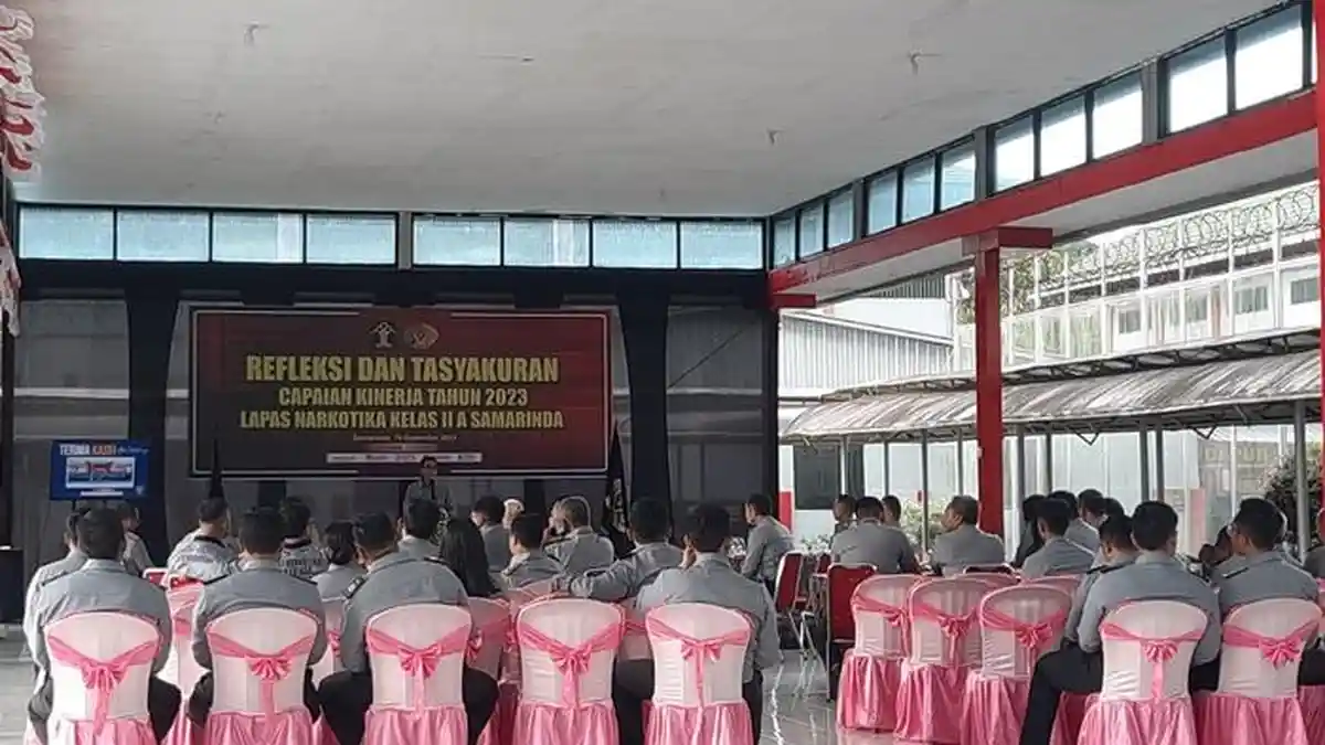 Refleksi Akhir Tahun Lapas Kelas IIA Samarinda, 19 Poin Target Kinerja Tercapai dengan Baik