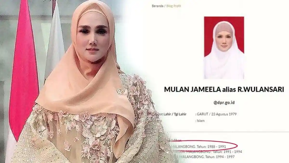 Kejanggalan Riwayat Pendidikan Mulan Jameela di Web DPR RI Disorot Lagi, SD Cuma 3 Tahun?