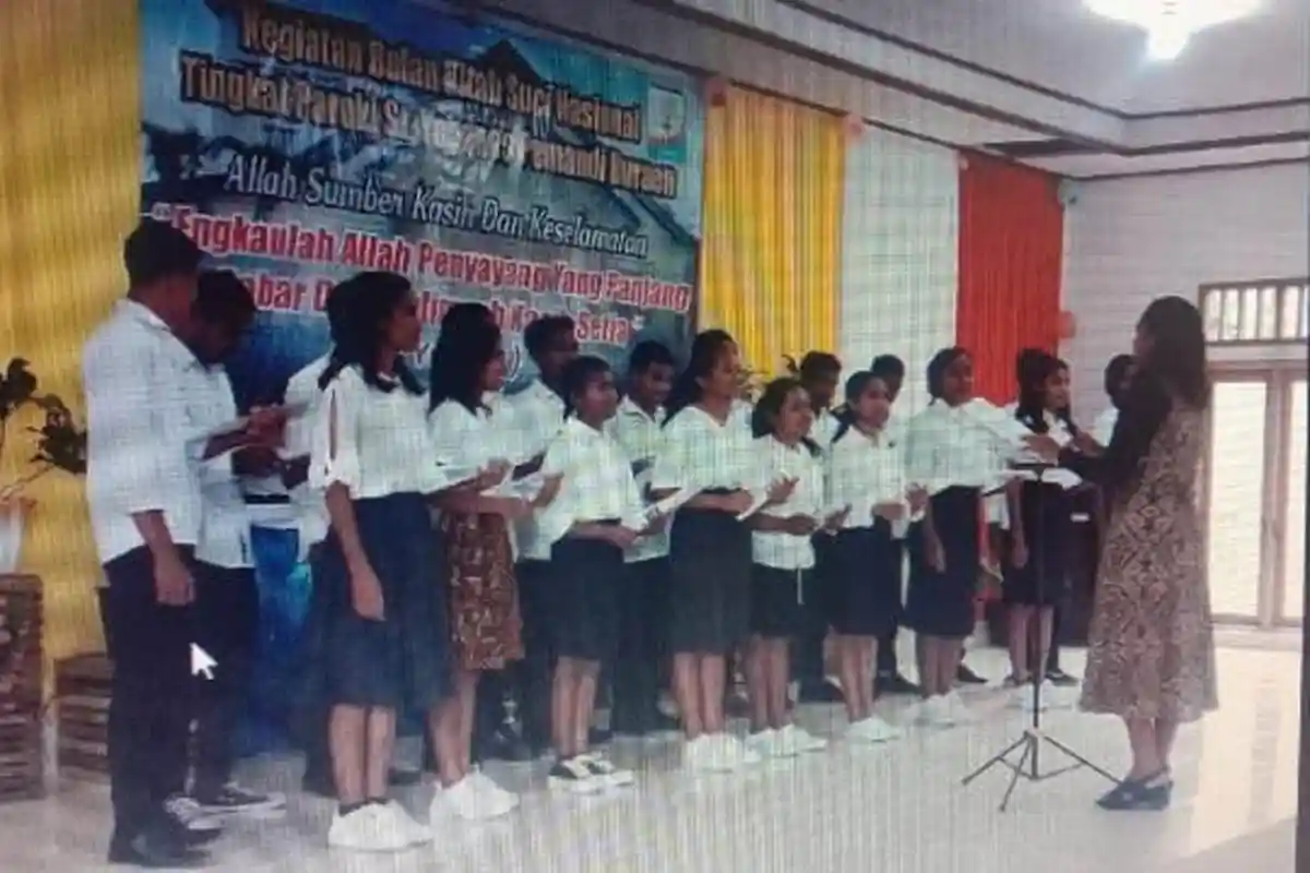 Lomba Paduan Suara Tutup Bulan Kitab Suci Nasional Paroki Buraen Tahun 2023