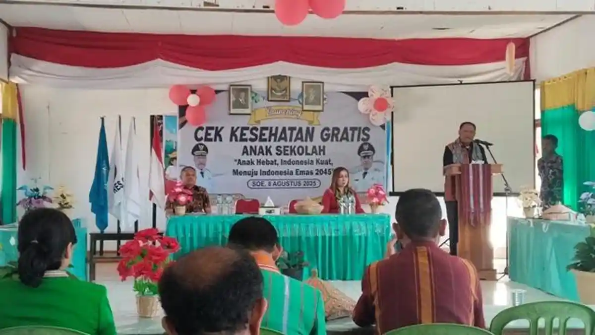 Pemkab TTS Launching Cek Kesehatan Gratis Anak Sekolah di SD Inpres SoE