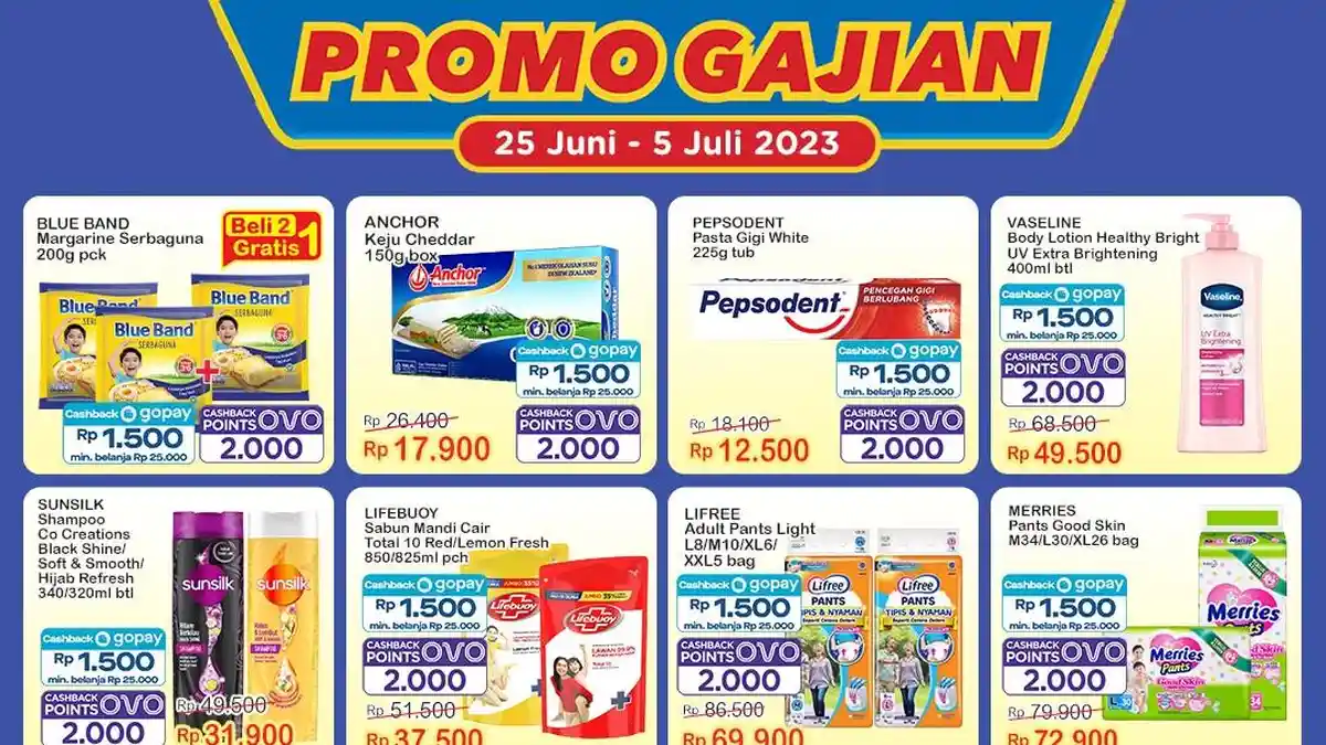 Promo Indomaret hingga 5 Juli 2023, Margarin Beli 2 Gratis 1, Susu Anak Diskon Rp5.000, Sampo Murah