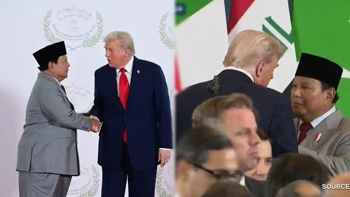 Mikrofon Prabowo Bocor Saat Bicara dengan Donald Trump di Mesir, Terungkap Isi Percakapannya