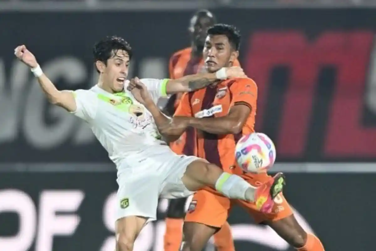 Borneo FC Vs Persebaya Surabaya Berakhir Imbang 1-1, Diwarnai Penalti dan Kartu Merah