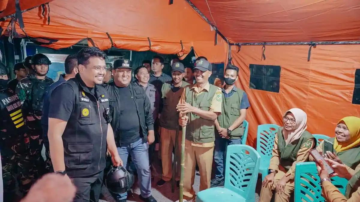 Tinjau Posko Antisipasi Geng Motor danTawuran, Wali Kota Bobby Nasution Harap Medan Kondusif