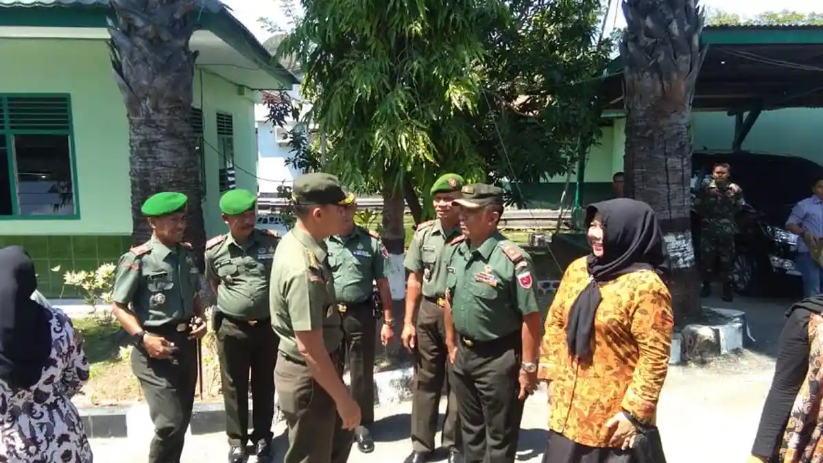 Jelang Sertijab, Danrem 141 Toddopuli Sambangi Makodim 1425 Jeneponto