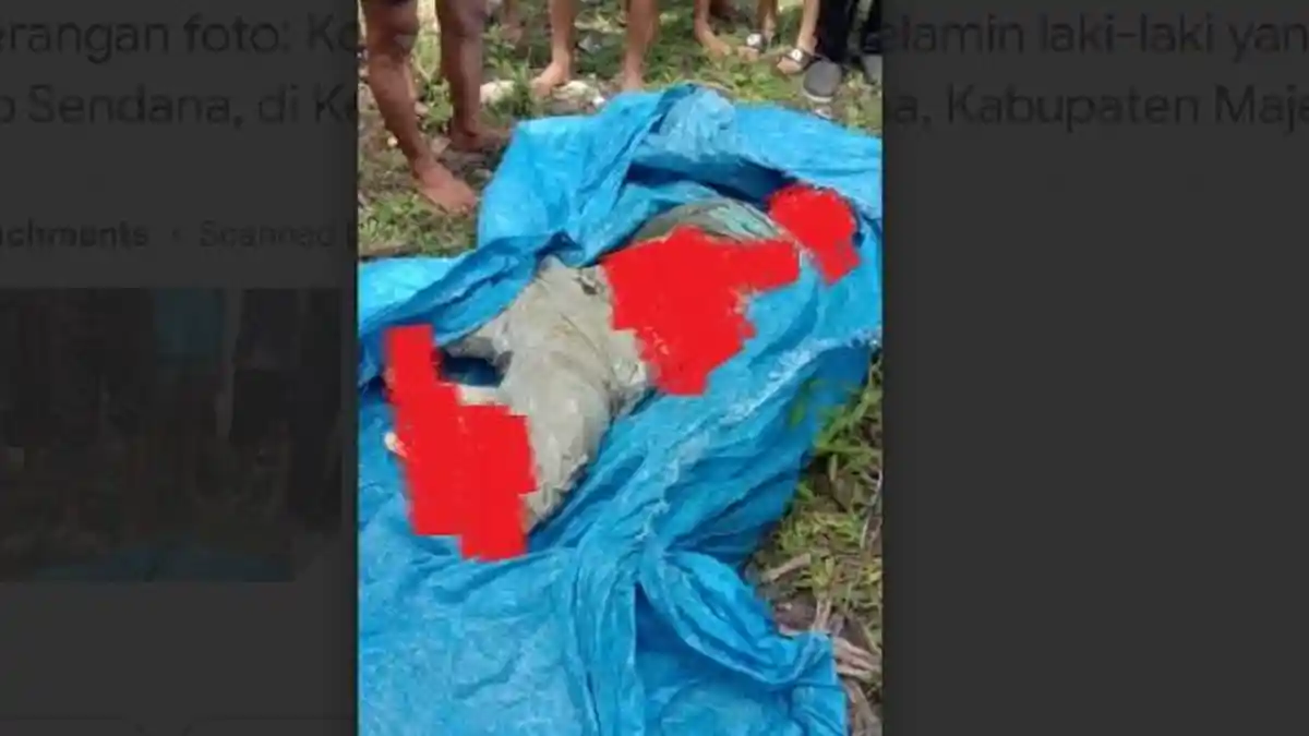 Mayat Laki-laki Mengapung di Pantai Batu Roro Majene Sudah Rusak Parah