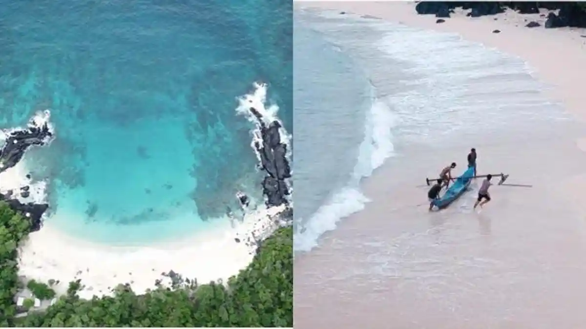 Tak Melulu Soal Komodo, NTT Ternyata Punya Pantai Secantik Ini, Cuma 7 Km dari Pelabuhan Waiwerang