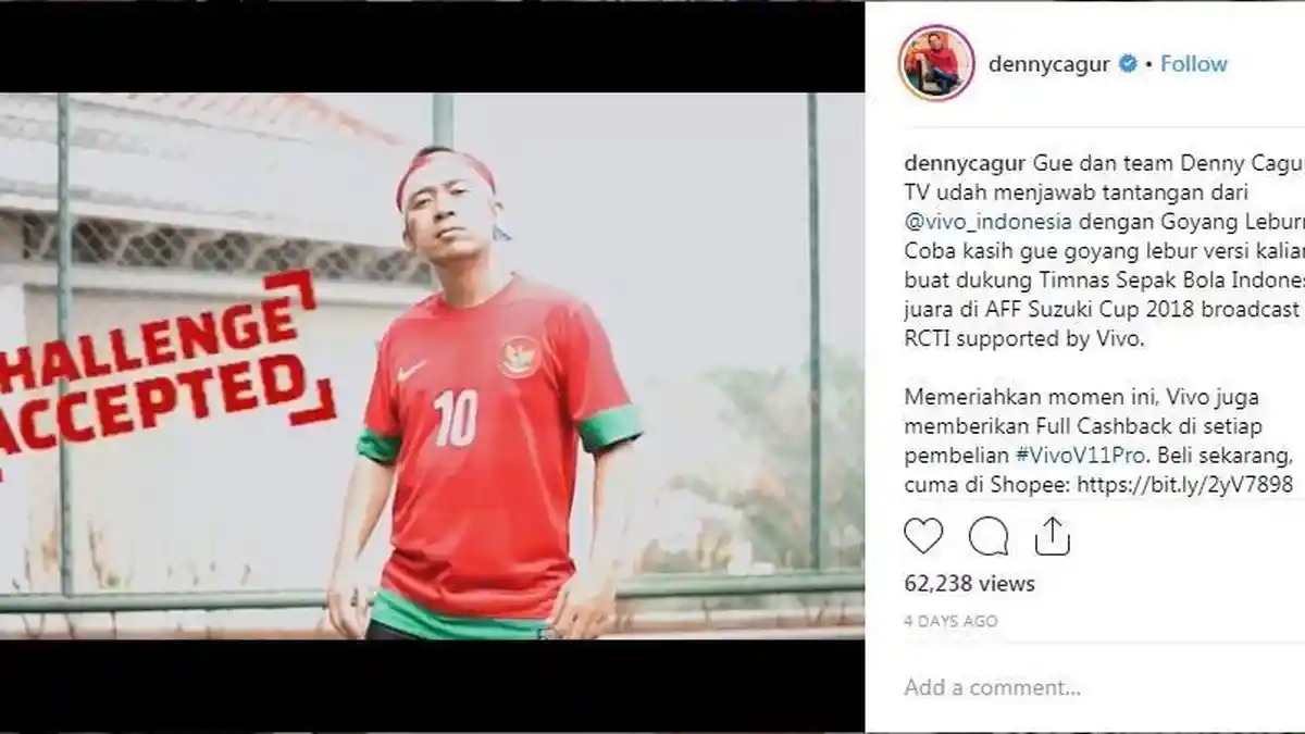 Beda Dari yang Lain, Begini Cara Denny Cagur dan Egy Maulana Vikri Dukung Timnas di AFF 2018