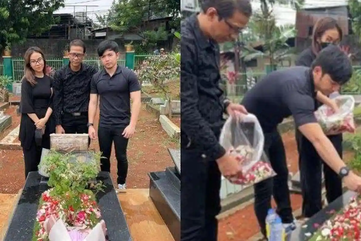 Doddy Sudrajat Ziarah ke Makam Vanessa Angel, Ajak Mayang dan Nicky Tirta