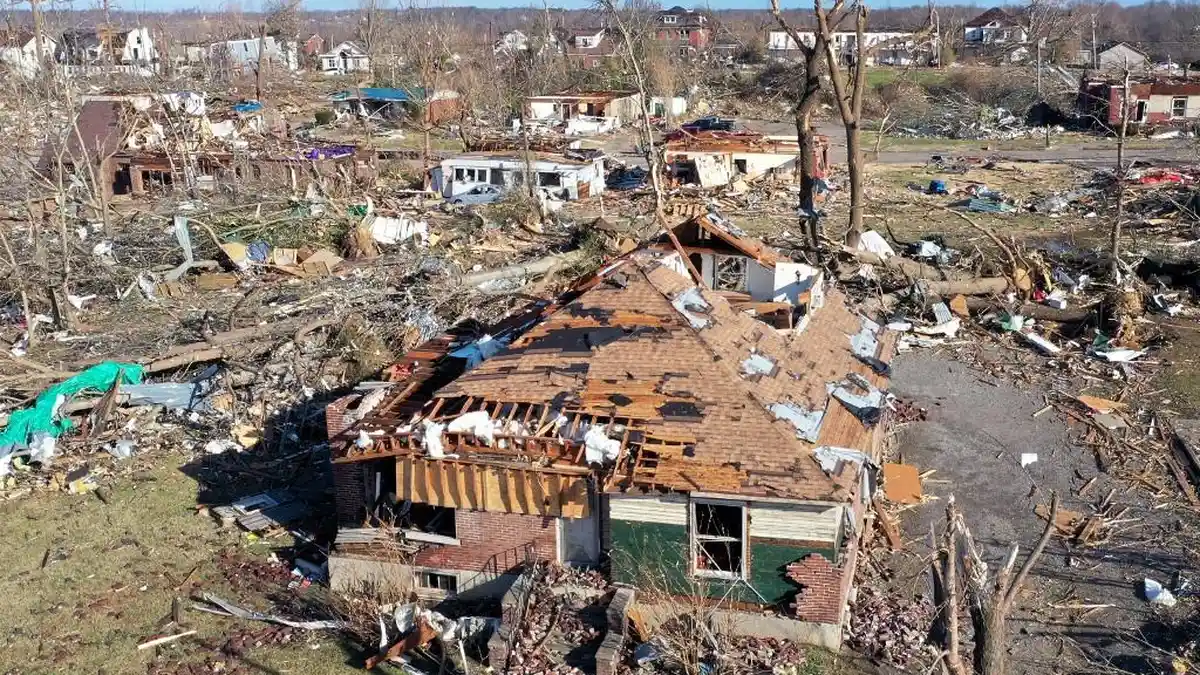 Anak Berusia 3 dan 5 Tahun Jadi Korban Badai Tornado di Kentucky