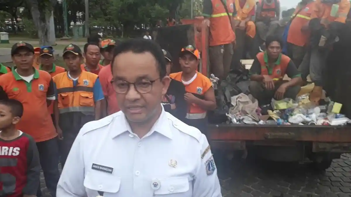 Anies Apresiasi Peserta Reuni 212 Tidak Banyak Membuang Sampah di Kawasan Monas