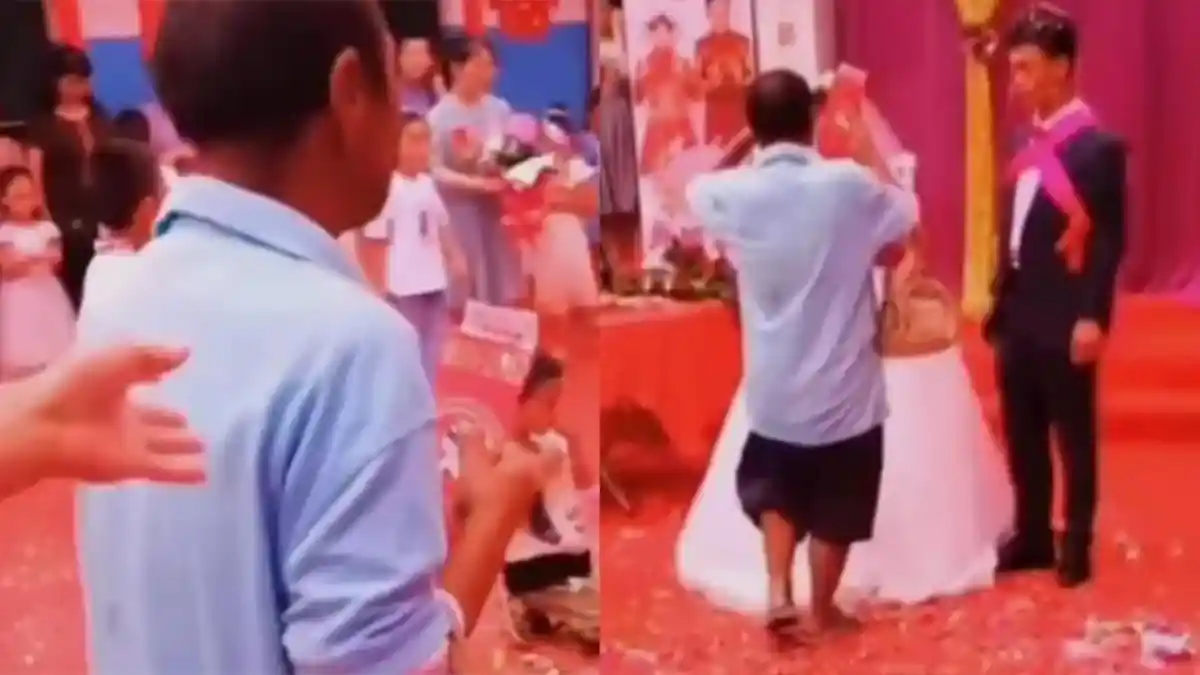 Pengantin Wanita Sembunyikan Pernikahannya dari Keluarganya, Sang Ayah Tiba-tiba Hadir Bikin Haru