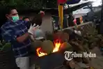 Berita Foto: Durian Bakar Menjadi Kuliner Alternatif yang Ramah untuk Perut, Pertama di Kota Medan