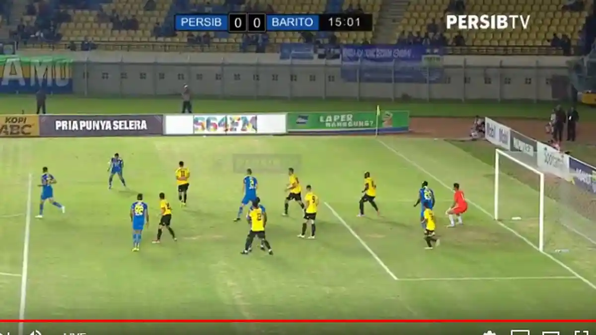 SEDANG BERLANGSUNG Live Streaming Youtube Persib Bandung vs Barito Putera, Skor Sementara 0-0