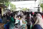 Warga Barabai Antusias Belanja di Gerakan Pangan Murah Polres HST
