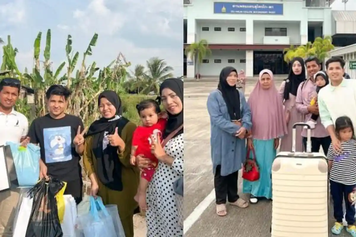 Begini Momen Jirayut Sambut Idul Fitri Bareng Keluarga di Thailand, Senang Sudah Beli Baju Lebaran