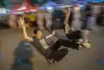 Kegembiraan di Car Free Night Palembang