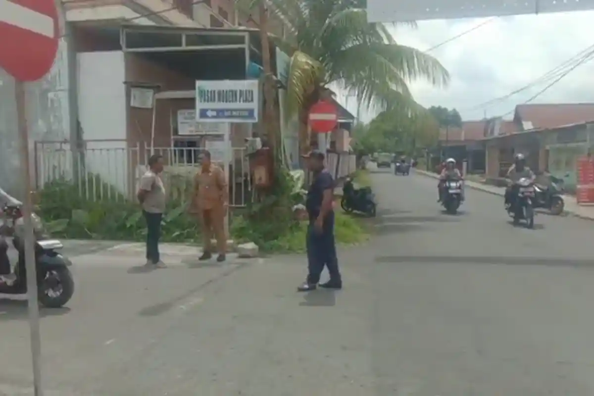 Jelang Natal, Dinas  Perhubungan Halmahera Utara Buat Rekayasa Lalulintas