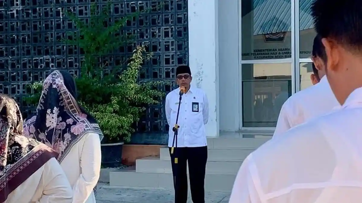 Kakankemenag Aceh Barat Ingatkan ASN Jangan Langgar Etika di Masa Tenang Pemilu 2024