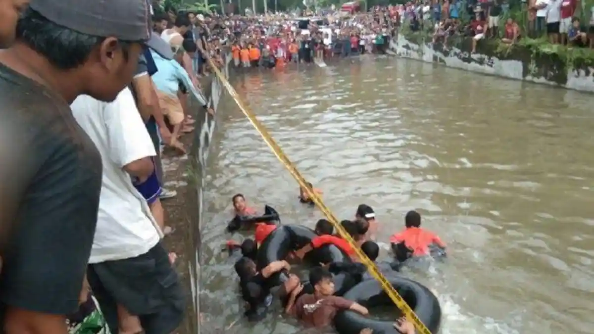 Fakta 2 Remaja Tewas Tenggelam di Underpass Kulur, Prank Ulang Tahun Berujung Maut
