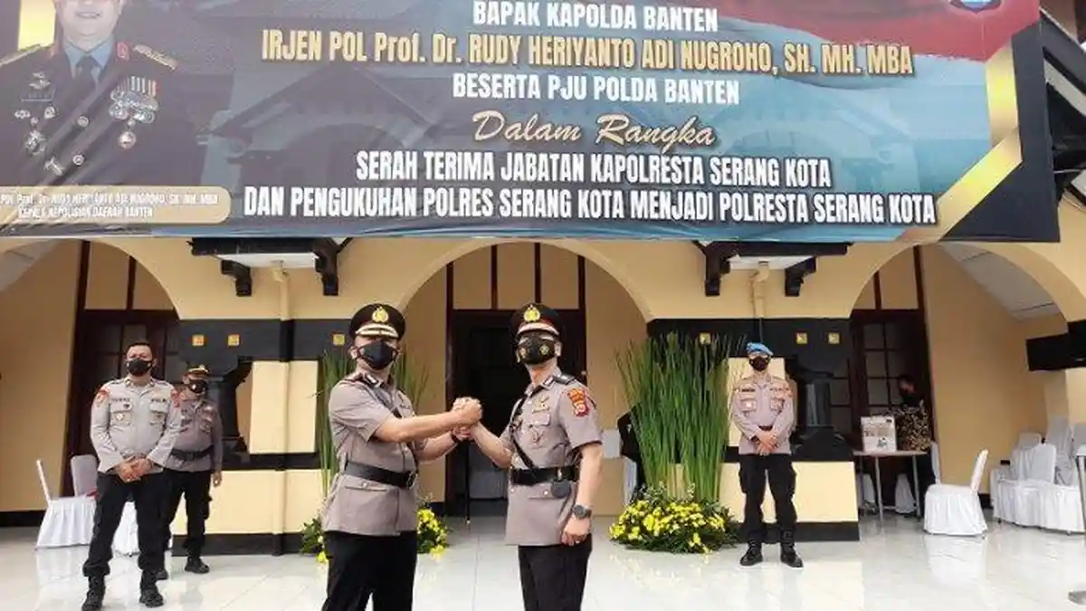 Polres Serang Kota Berganti Nama, Kapolres Diganti