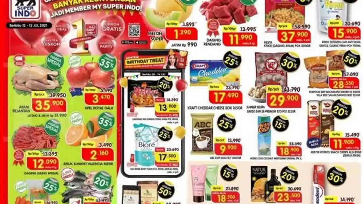 Promo Superindo Hari ini Rabu 14 Juli 2021, Belanja Minyak Goreng, Nugget dan Ayam Pejantan Murah