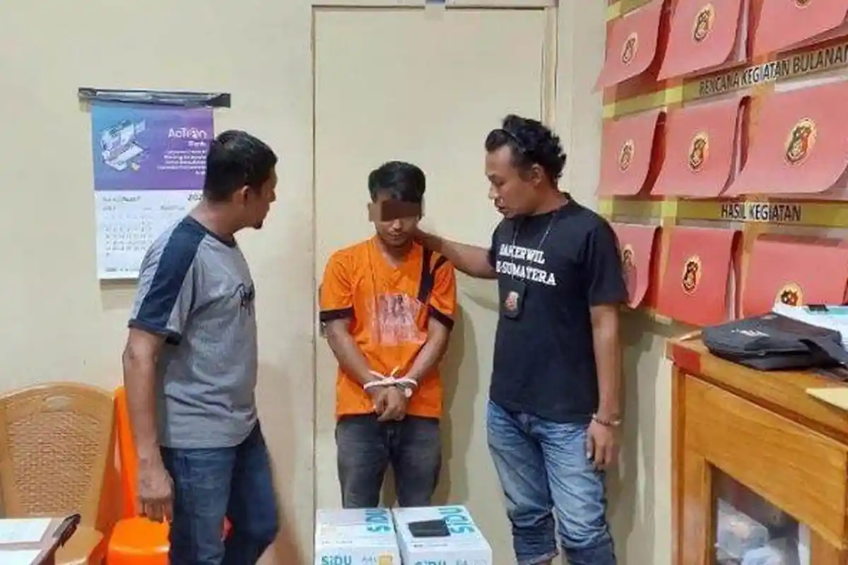 Oknum Satpam PN Meureudu Ditangkap, Terekam CCTV Rusak Kantor dan Curi Alat ATK