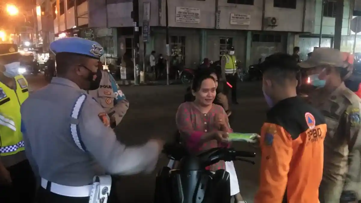 Patroli Gabungan, Polres Tebing Tinggi Optimalkan Posko Penanggulangan Covid