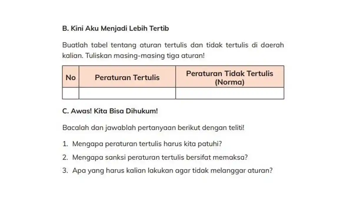 Kunci Jawaban IPAS Kelas 4 Halaman 213 214 Kurikulum Merdeka: Uji Pemahaman