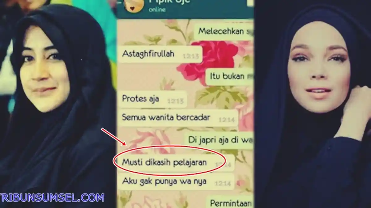 Bocor ! Percakapan WA Umi Pipik dan Oki Ingin Beri ‘Pelajaran’ Dewi Sandra Gegara Lecehkan Cadar