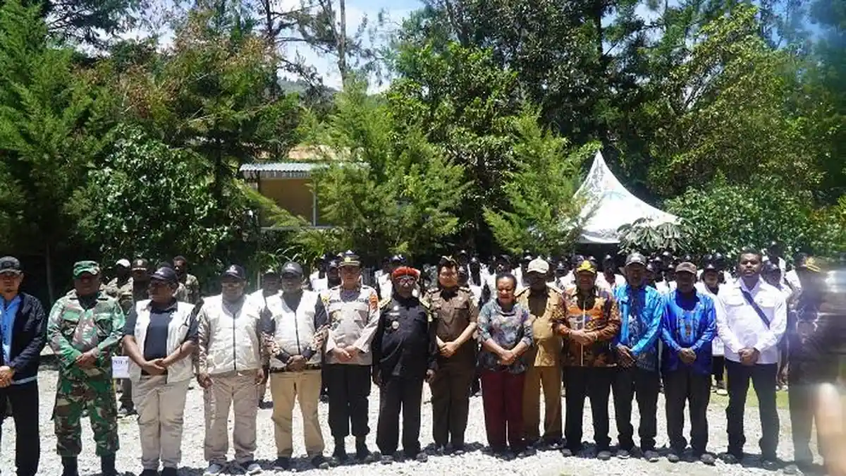 Cegah Kerawanan Pilkada, Kapolres Lanny Jaya Minta KPU dan Bawaslu Harus Netral
