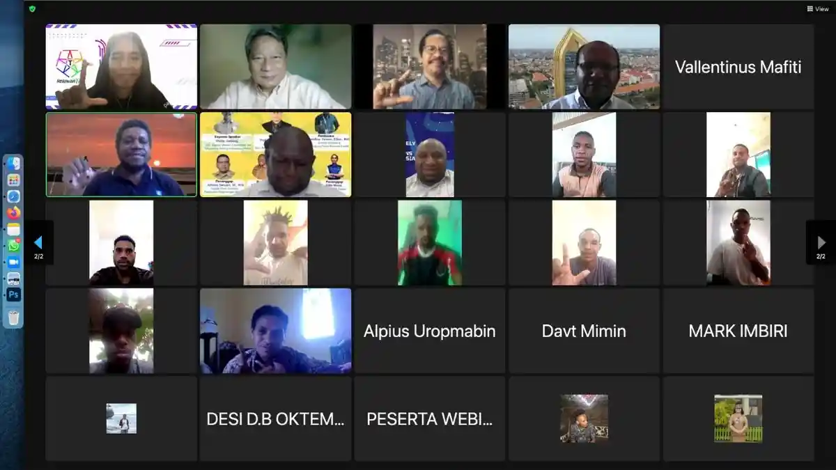 Pemuda Katolik Papua Gelar Webinar Menuju Konektivitas dan Keadilan Digital