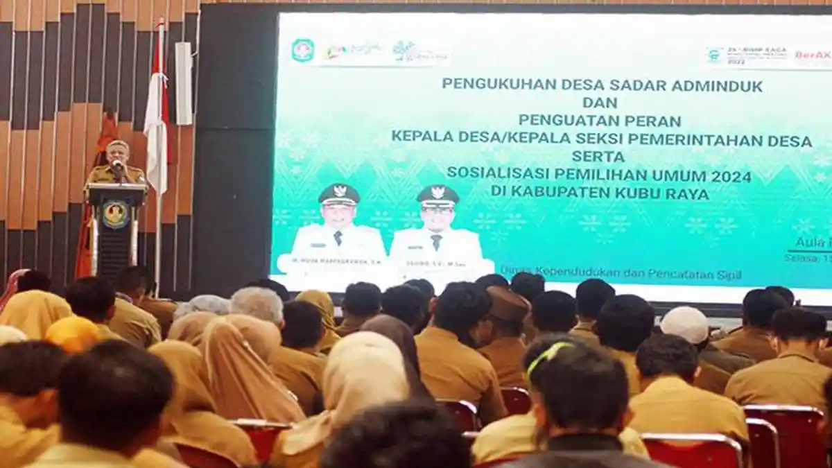 123 Desa di Kubu Raya Dikukuhkan Desa Sadar Adminduk