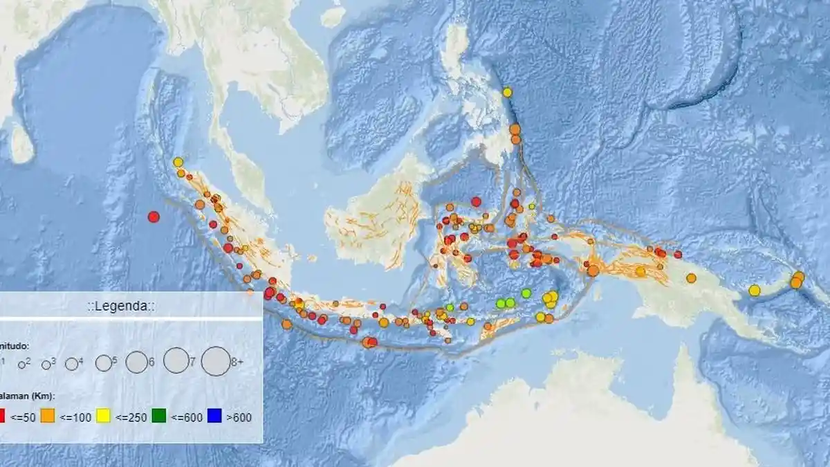 Gempa Bumi Hari Ini, BMKG Catat 7 Gempa Guncang Wilayah Indonesia