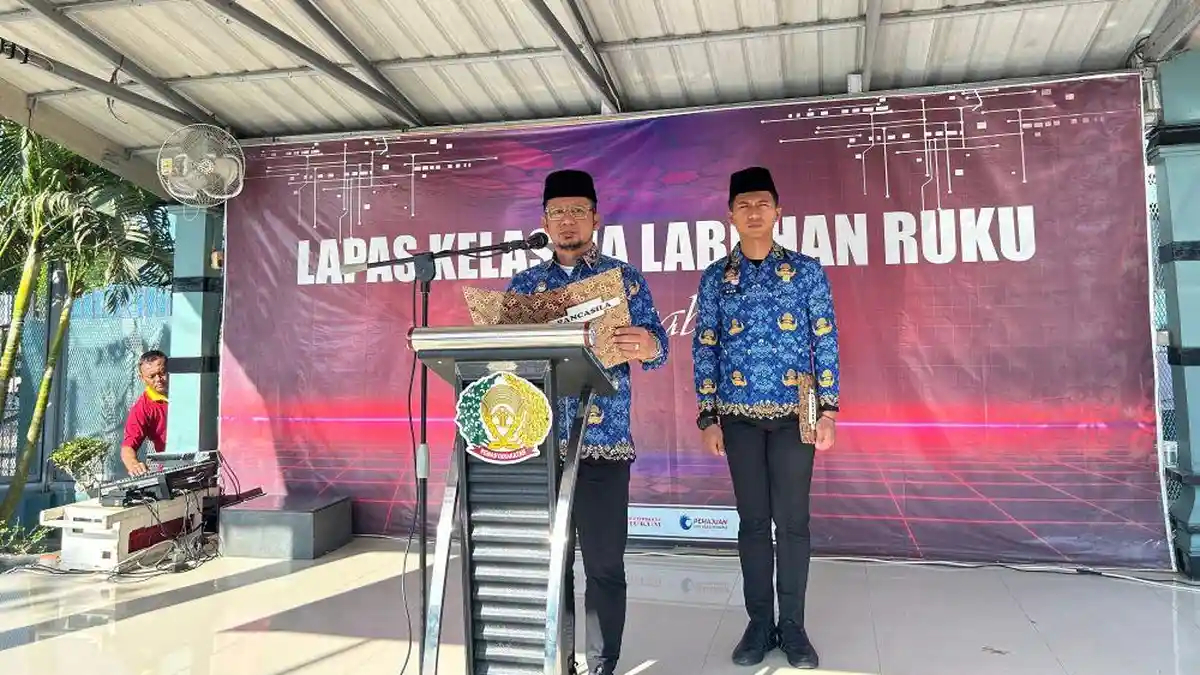 Maju Bersama Indonesia Raya, Lapas Labuhan Ruku Laksanakan Upacara Sumpah Pemuda 