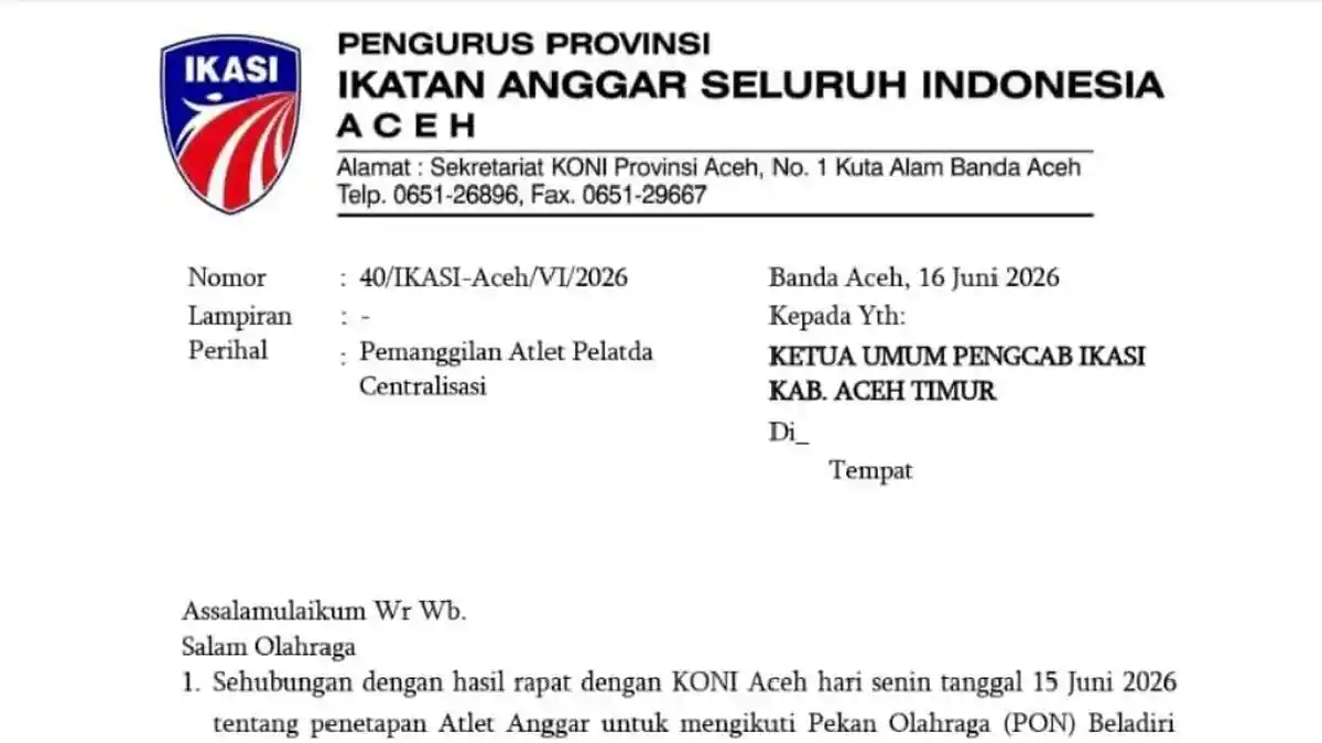 Atlet Anggar Aceh Timur Abdul Rafiq Resmi Dipanggil Masuk Pelatda - Serambinews.com