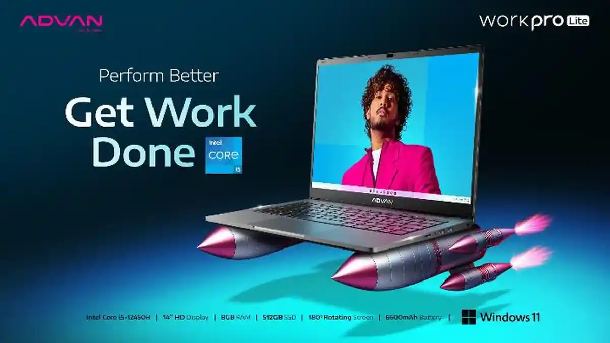 Advan Rilis Workpro Lite, Laptop Rp 4 Juta-an dengan Layar Bisa Rotasi 180 Derajat