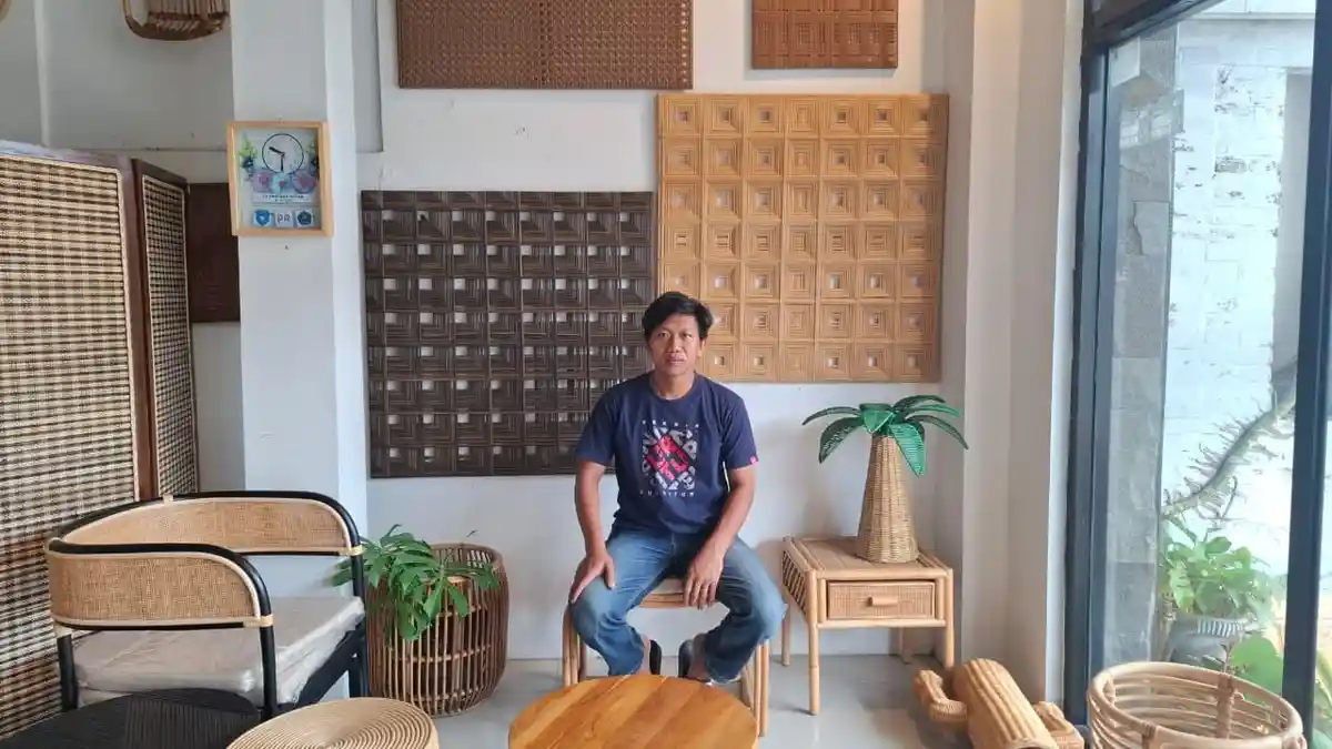 Pratama Rotan Trangsan Tembus Pasar Dunia, Berawal dari Pengrajin Rotan Rumahan