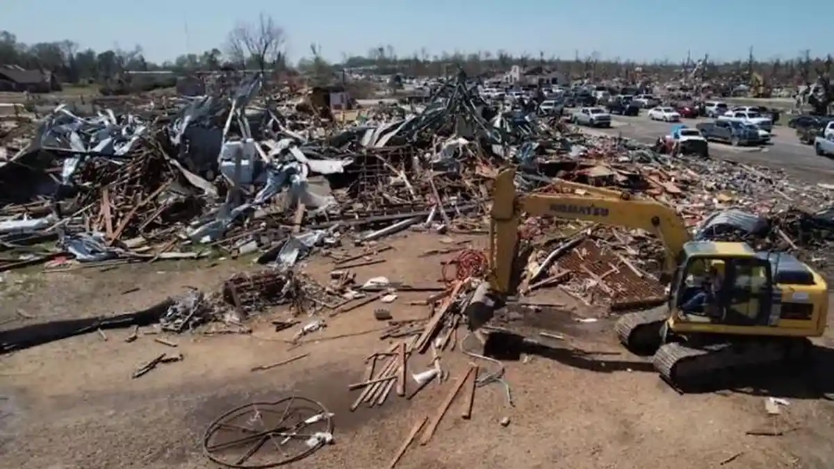 26 Orang Tewas dan Puluhan Terluka akibat Tornado yang Terjang Mississippi, AS