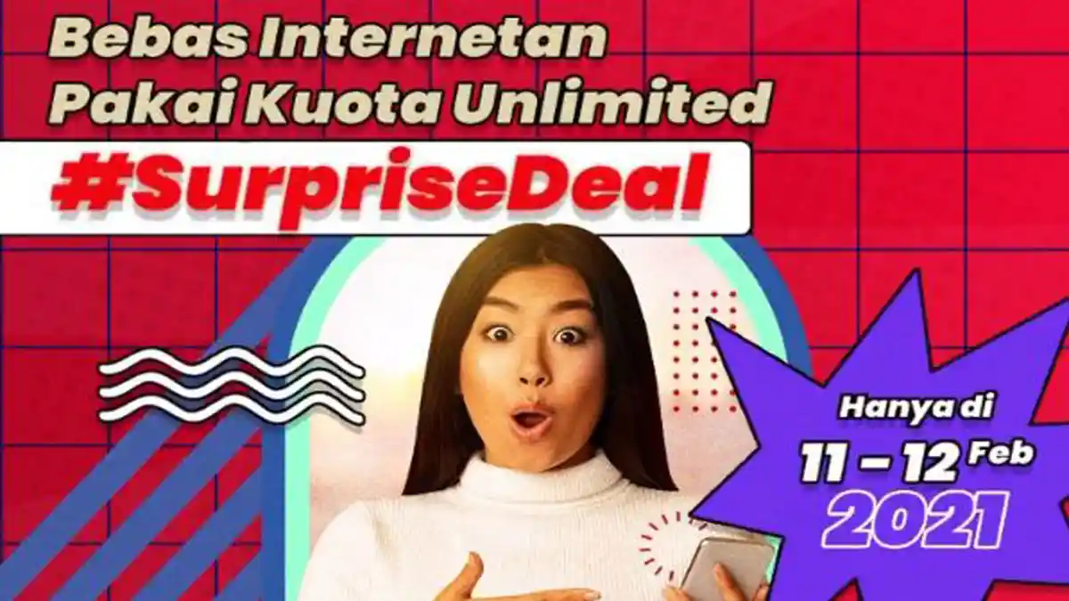 Cara Daftar Paket Internet Murah Telkomsel Unlimited Mulai Rp 100 Ribu, ini Promo #SurpriseDeal