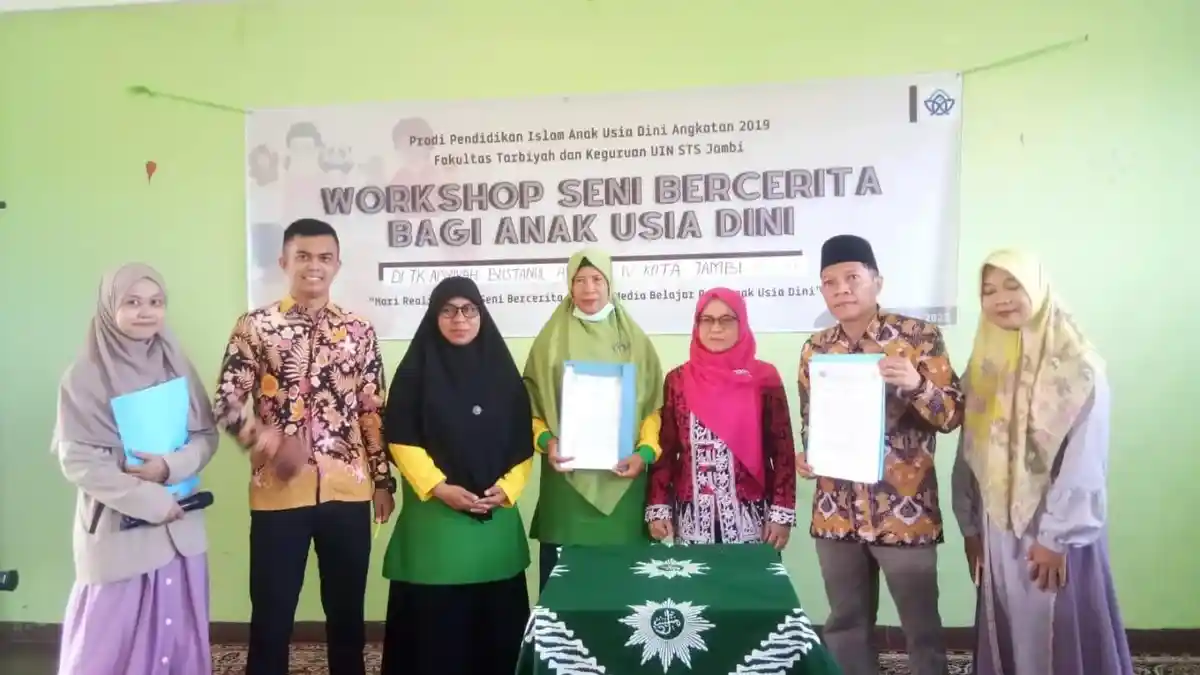 Prodi Piaud UIN STS Jambi Jalin Kerja Sama dengan TK ABA Kota Jambi
