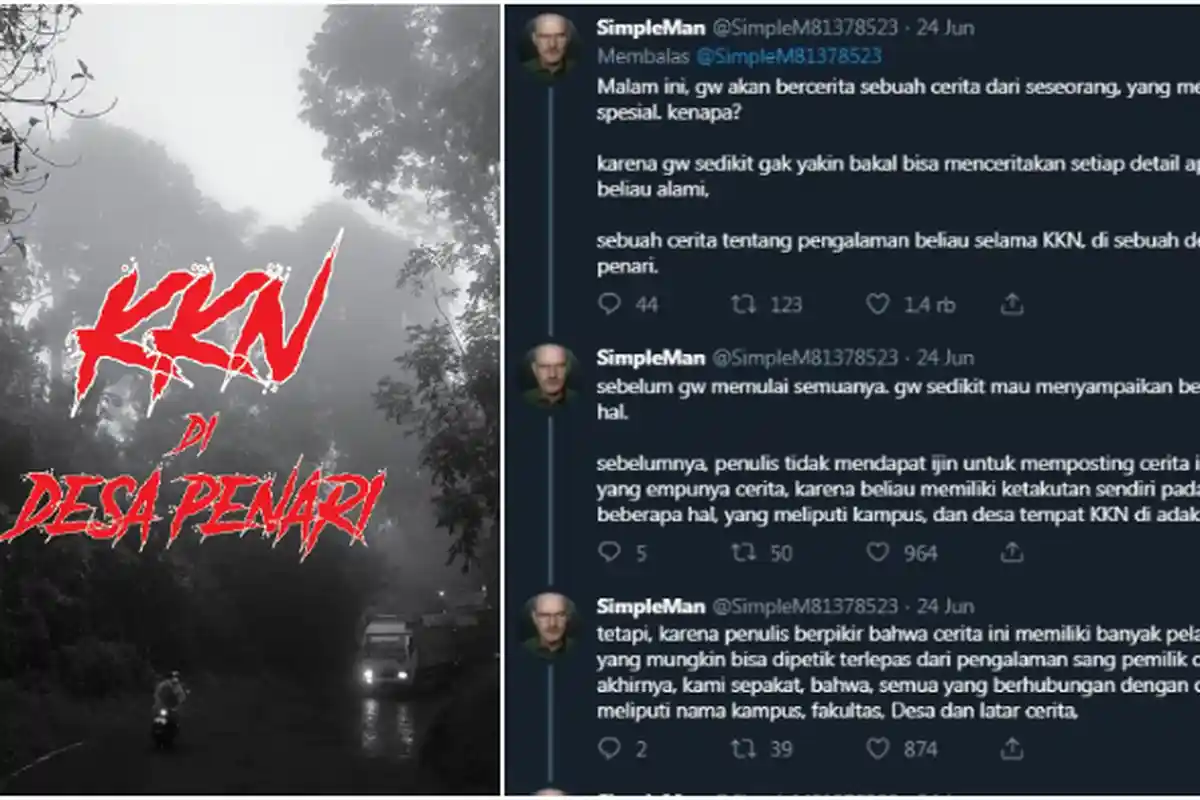 VIRAL Cerita Horor Kisah Nyata KKN Desa Penari, Langgar Norma Berujung Kutukan hingga Maut