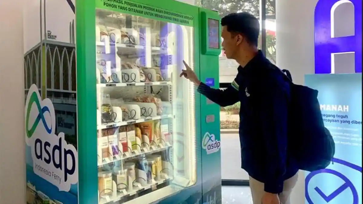 ASDP Sediakan Vending Machine, Berisi Produk Lokal Mulai dari Makanan ...