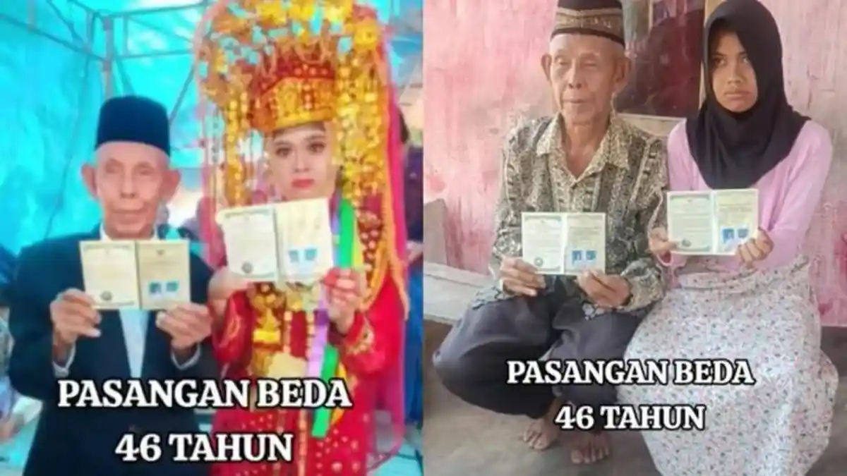 SOSOK Kakek Saiun Usia 73 Tahun Nikahi Gadis 27 Tahun, Punya Lahan Sawit, Klaim Saling Cinta