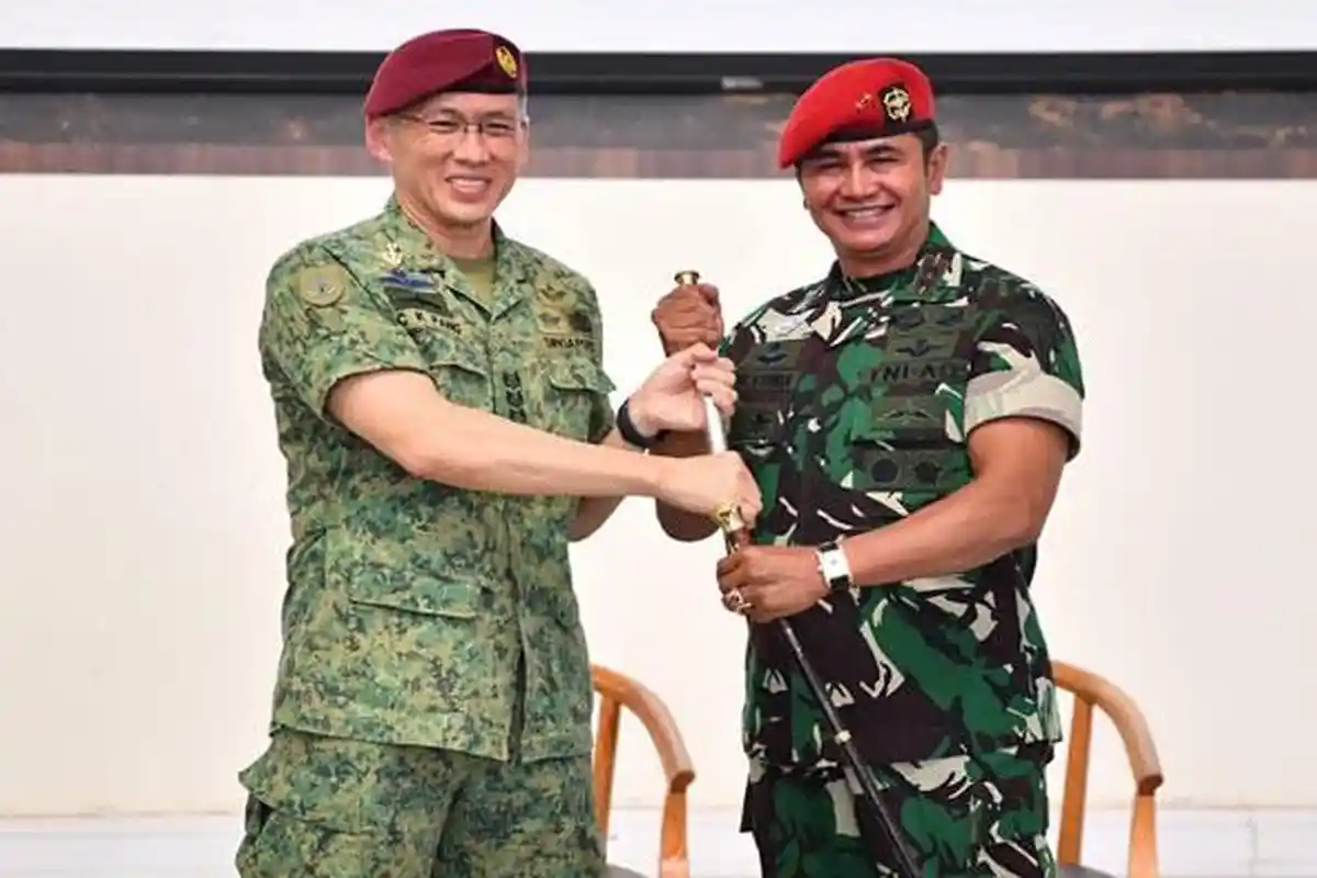 Mayjen Iwan Setiawan Bangga Prajurit Kopassus Sukses Gelar Latihan Bersama Pasukan Komando Singapura