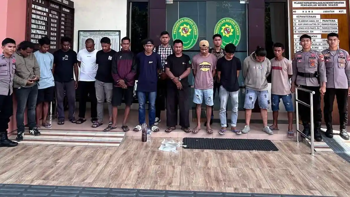 12 Orang di Tidore Divonis Denda dan Penjara karena Edar Miras