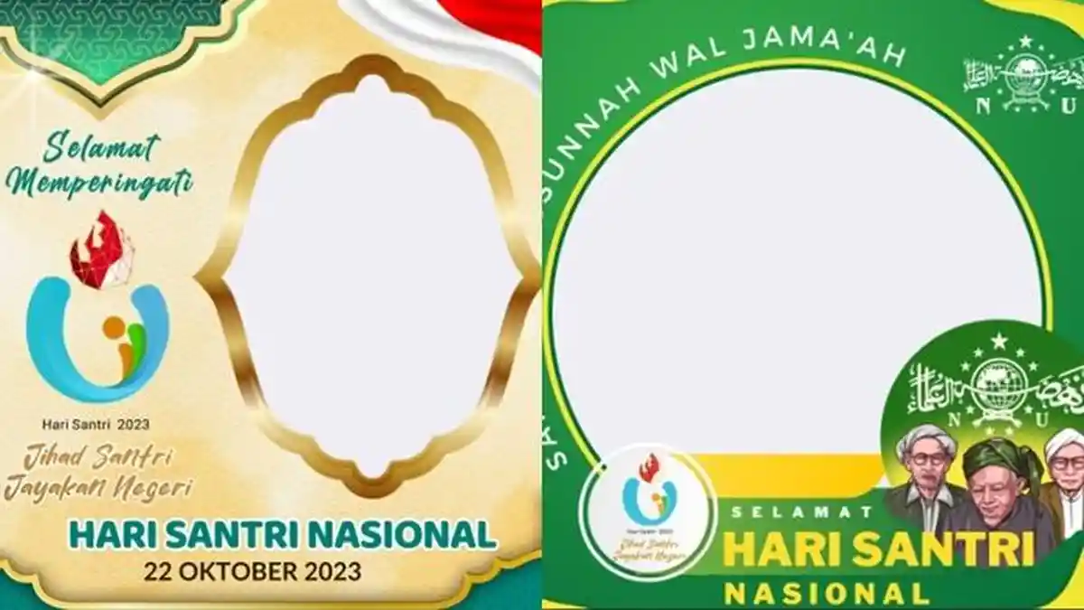 Link Twibbon/Poster Hari Santri Nasional 22 Oktober 2023, Lengkap Cara Menggunakannya